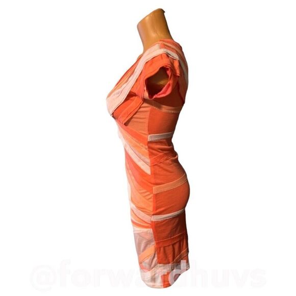 Peach Colored Sunshine Rag Dress Size Small - Picture 4 of 8